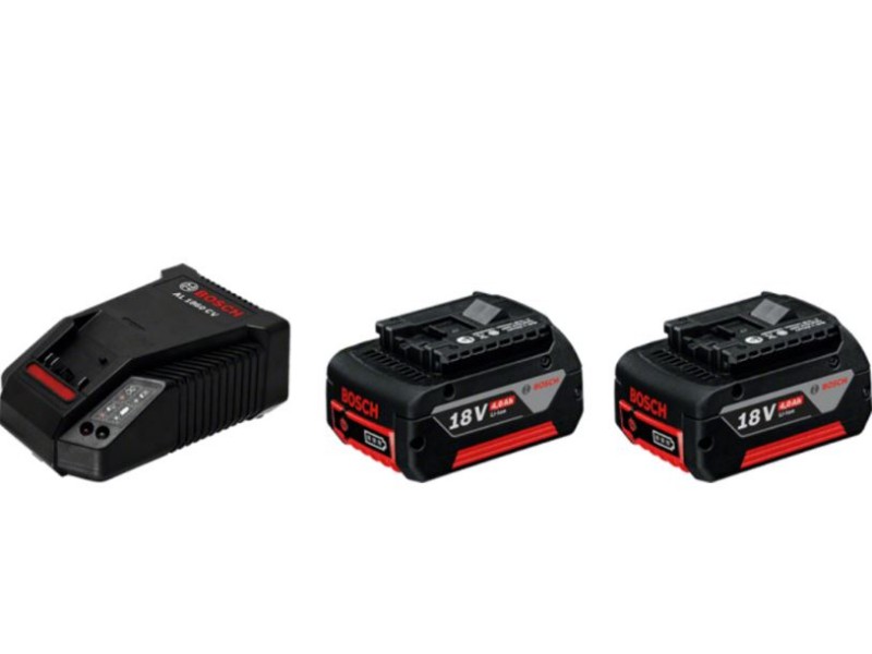Začetni komplet Bosch, 2 x GBA 18V 2,0 Ah + GAL 18V-40 Professional, 0615990L0X