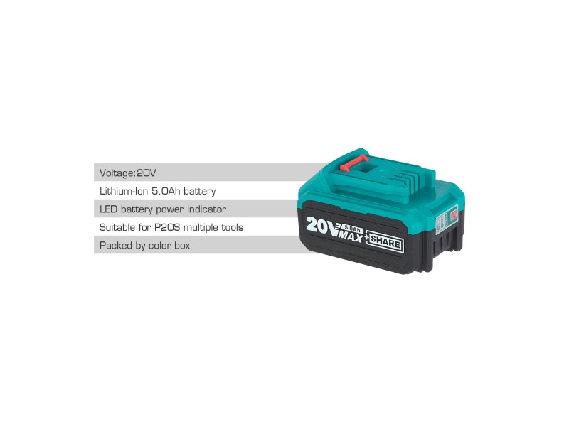 Litij-ionska baterija Total 5,0Ah, 20V/P20S/ INDUSTRIAL, TFBLI2053