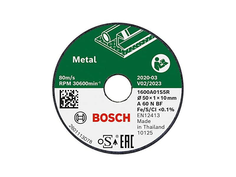 Rezalna plošča Bosch Expert for Inox, ravna, 50mm, 1600A01S5Y
