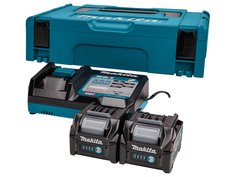 Set orodja Makita, DC40RC, 2x BL4025, Makpac T1, 191V27-4