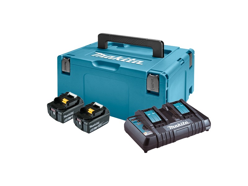 LXT Power set Makita v kovčku Makpac, Tip3, BL1850Bx2, DC18RD, 18V, 5,0Ah, 197629-2