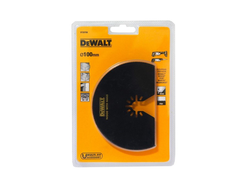 Polkrožno rezilo za Les in Plastiko, Dewalt DT20708, Dimenzije: 100mm, DT20708, primerno za: DWE315