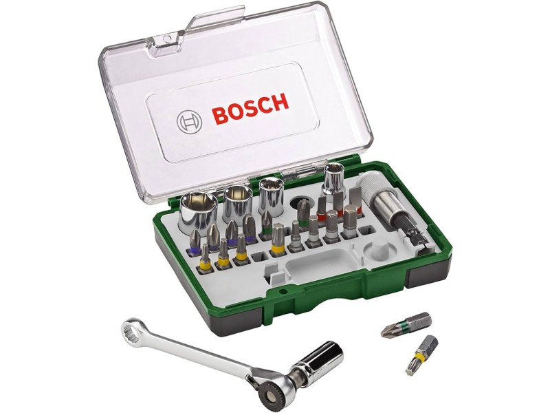 27-delni komplet vijačnih nastavkov in ragelj Bosch, 2607017160
