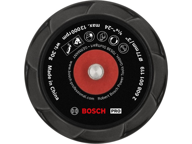 Brusni krožnik PRO, 77 mm, kavelj in zanka, 2608001119