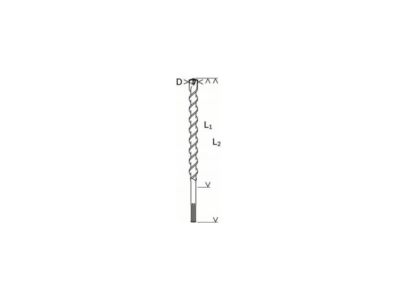 Udarni sveder Bosch SDS max-7, Dimenzije: 32x1200x1320mm, 2608586795