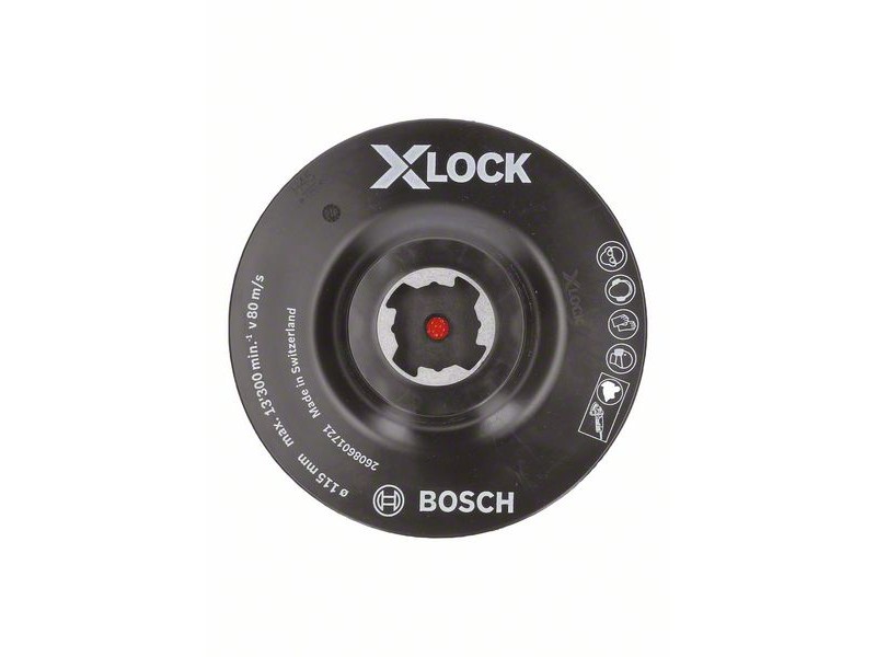 X-LOCK Bosch Podporni krožnik, Dimenzije: 115mm, na ježka, 2608601721