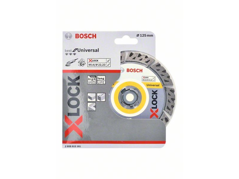 X-LOCK Bosch Best for Universal, Dimenzije: 125x22,23x2,2x12mm, 2608615161