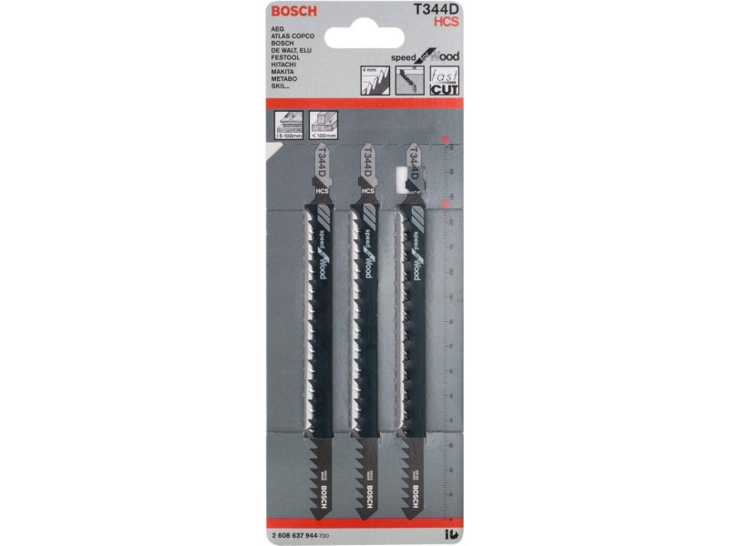 List vbodne žage Bosch T 344 D, 152mm, 2608637944