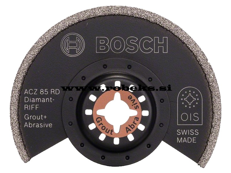 Segmentni žagin list Bosch z diamantnim robom RIFF ACZ 85 RD Diamond, 2608661689