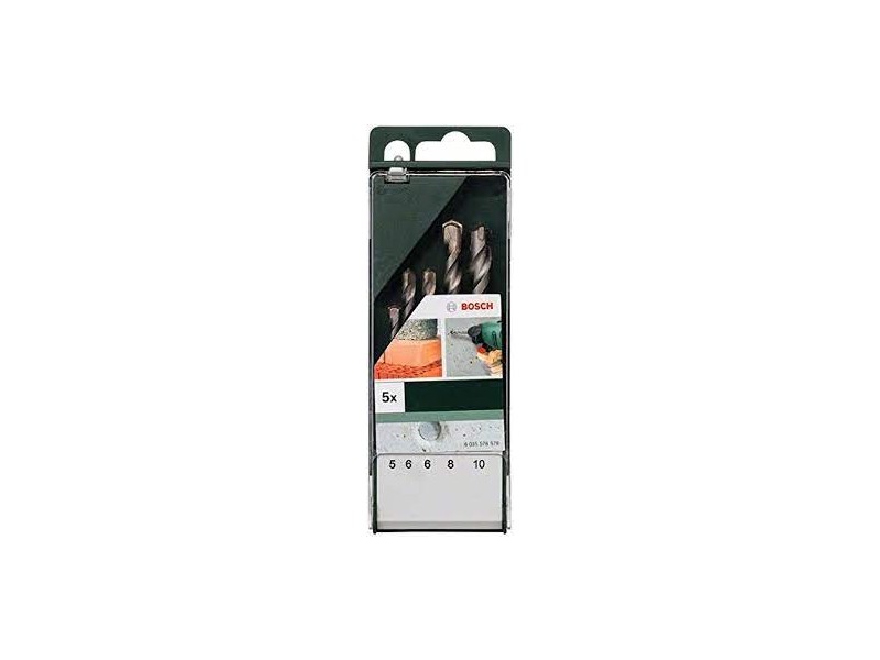 5-delni set svedrov Bosch za les, Dimenzije: 5x85/6x100/6x100/8x120/10x120mm, 2609255417