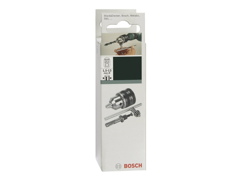 Vpenjalna glava Bosch z zobatim vencem in adapterjem SDS plus, 1,5-13mm, 2609255708