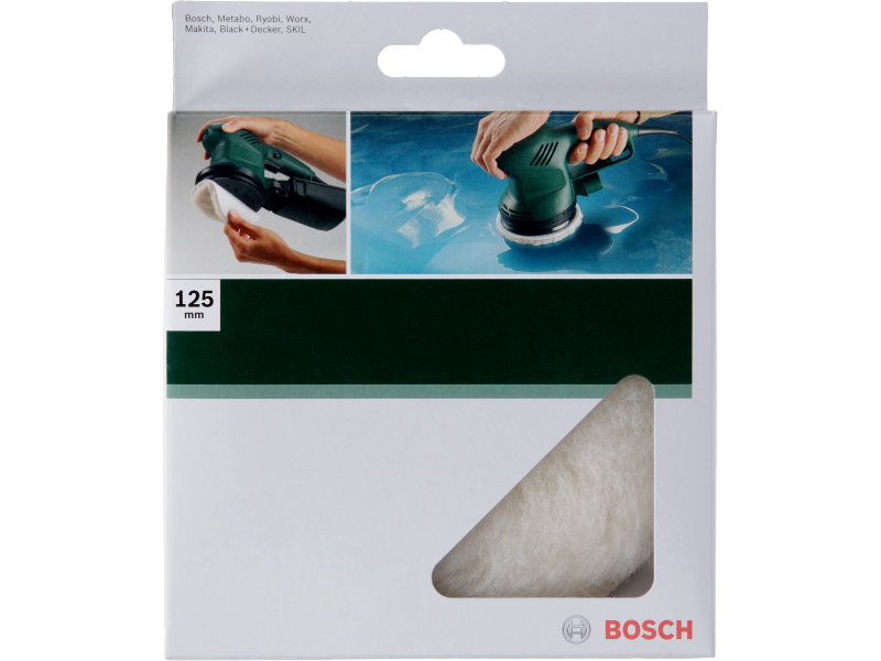 Pokrov Bosch iz ovčje volne za ekscentrični brusilnik, 125mm, 2609256049