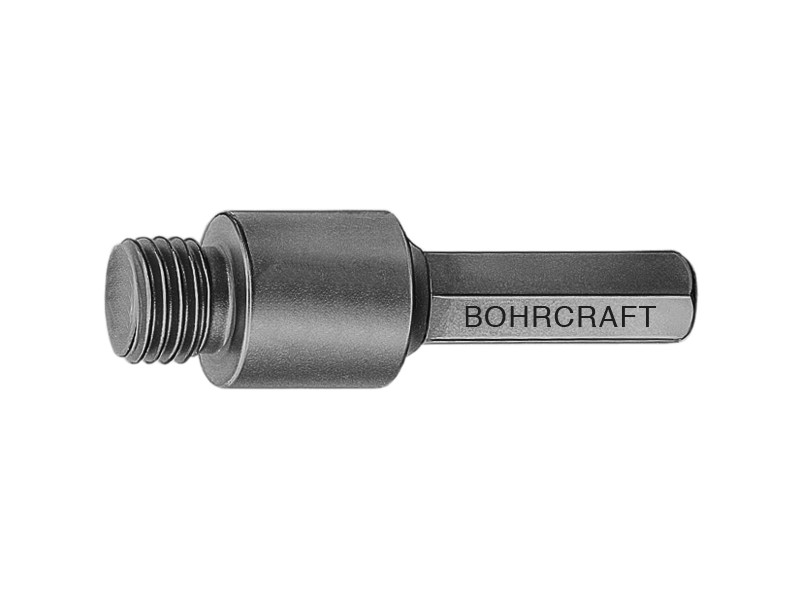 Adapter 6 kotni za diamantne kronske svedre Bohrcraft z M14 navojem, 27020300001