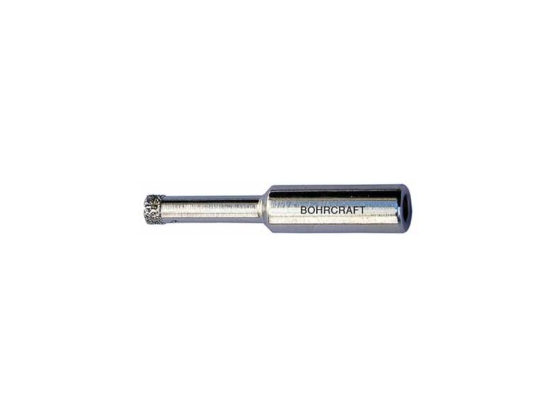 Diamantni kronski sveder Bohrcraft BASIC z okroglim vpetjem (SW 9,5), Dimenzije: 6x53mm, 27030300600