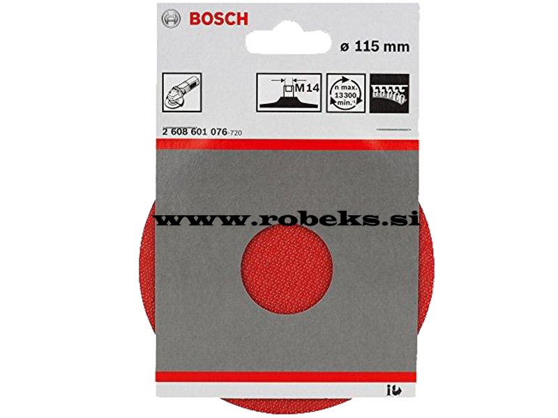 Gumijasti brusni krožnik Bosch 115mm,M14