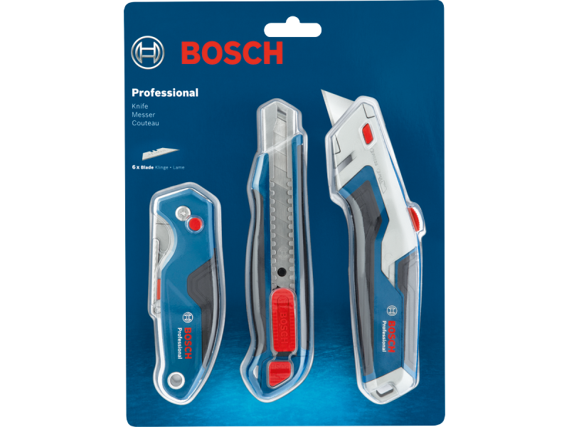 3-delni komplet profesionalnih nožev Bosch, 1600A027M4