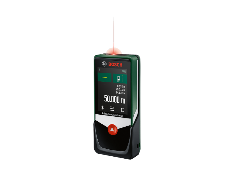 Digitalni laserski merilnik razdalj AdvancedDistance 50C, 635nm, 0.05-50m, 06036722Z0