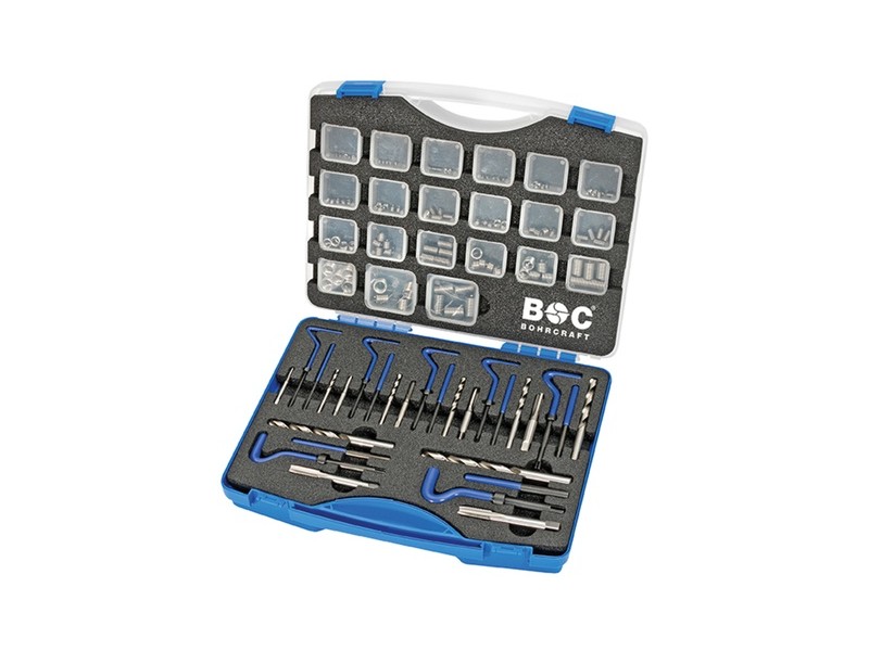 Set Bohrcraft za popravilo navojev, Dimenzije: M3-M12 (1,0/1,5/2,5xD) M3-M12 (1,0/1,5/2,5/xD), 46011330312