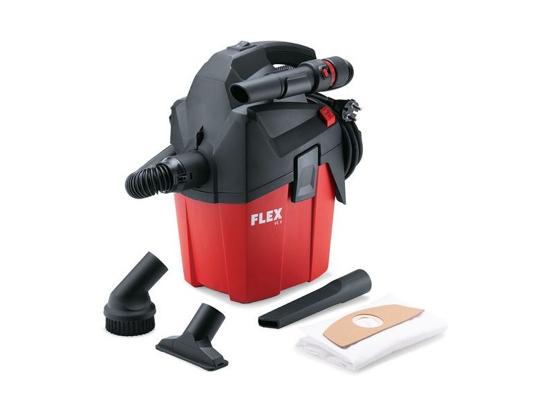 Kompaktni sesalnik z ročnim čiščenjem filtra Flex VC 6 L MC, 1.200W, 6L, 2280l/min, 5m, 481513