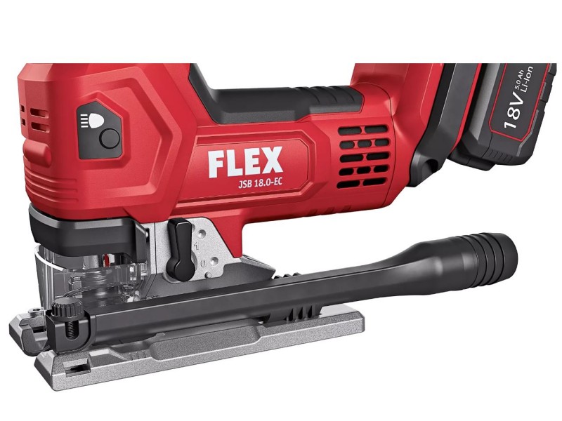 Akumulatorska vbodna žaga Flex JSB 18.0-EC/5.0 Set, 18V, 26mm, 0-45°, 2.1kg, 489786