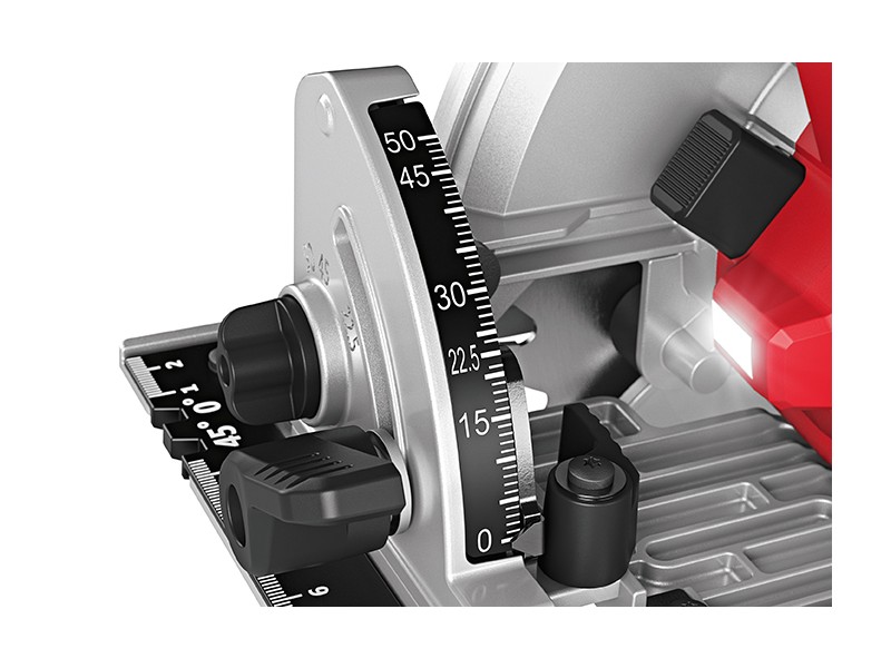 Akumulatorska krožna žaga Flex CS 62 18.0-EC C, 18V, 0°-50°, 0-62mm, 165mm, 3.1kg, 491322