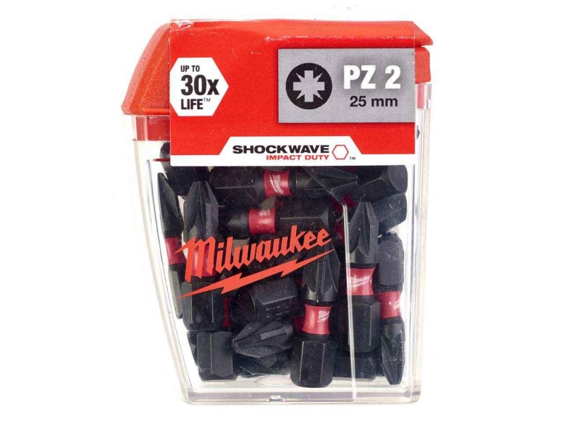 25-delni komplet vijačnih konic Milwaukee Shochwave Impact PZ 3 25mm, 4932430869 