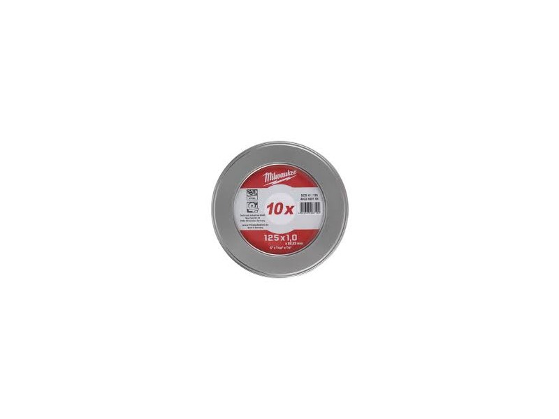 10-delni set rezkalk za kovino 125/1 mm PRO Milwaukee, 4932459164