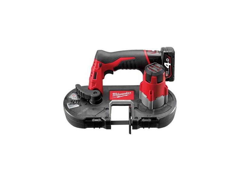 Akumulatorska tračna žaga Milwaukee M12 BS-402C, Li-Ion 2 x Aku.: 4,0 Ah, 4933441805