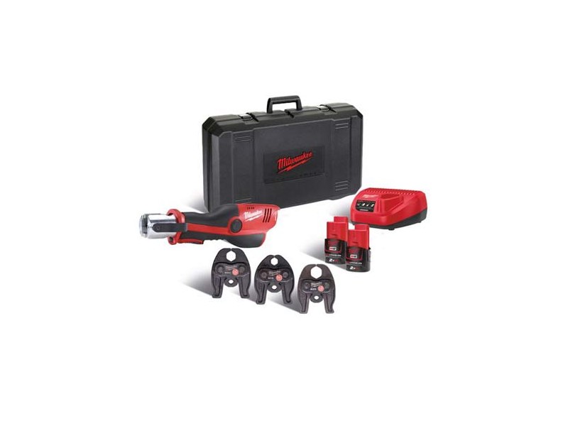 Akumulatorsko ordje za stiskanje Milwaukee M12 HPT-202C M-SET, Li-Ion 2xAku.2,0Ah, 4933443095