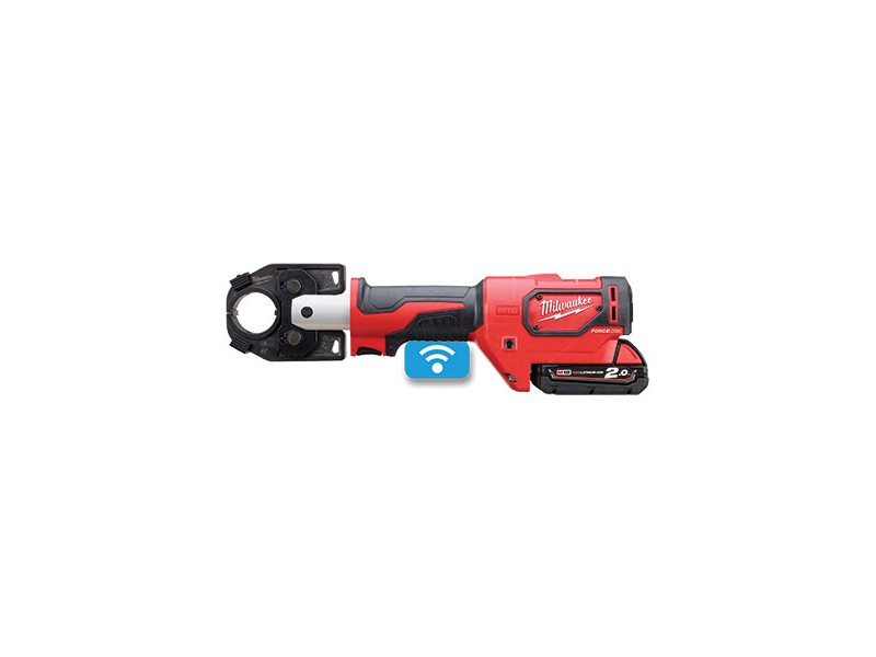Akumulatorske hidravlične klešče za stiskanje kabel čevljev Milwaukee M18HCCT-201CFUEL, Li-Ion 1x Aku.: 2,0 Ah, 4933451194