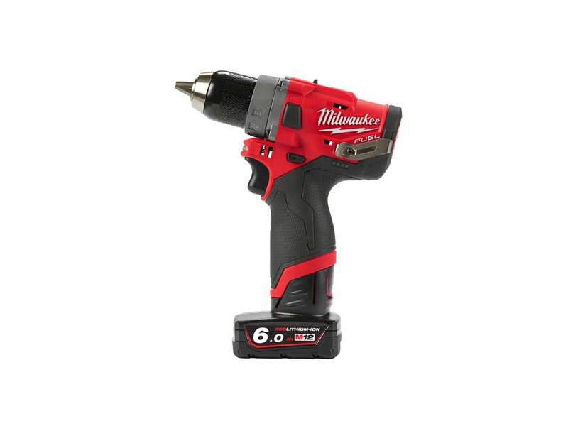 Akumulatorski vijačnik Milwaukee M12 FDD-602X FUEL, Li-Ion 2 x Aku.: 6,0 Ah, 4933459820