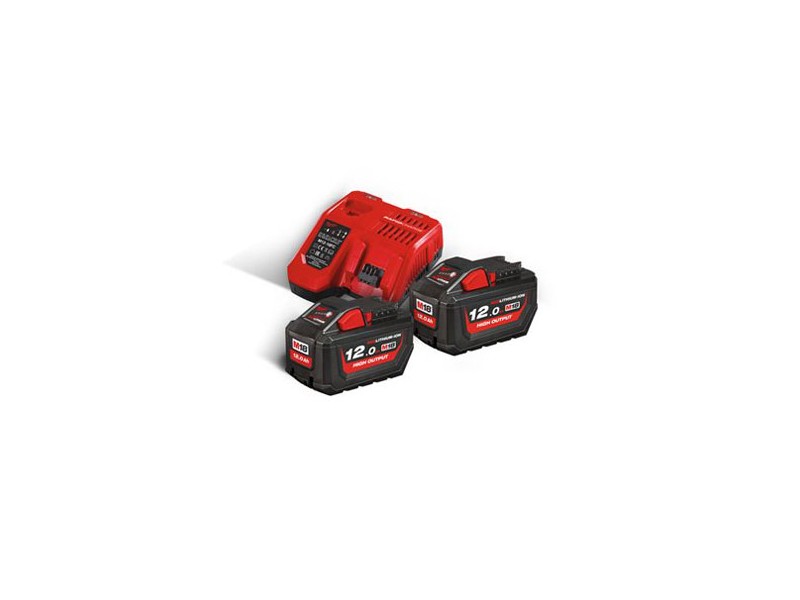 Akumulatorski power set Milwaukee M18 NRG-122, Li-Ion, 2x Aku.: 12,0 Ah+FC, 4933464261