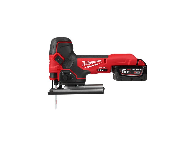 Akumulatorska vbodna žaga Milwaukee M18 FBJS-502X FUEL, Li-Ion 2x Aku.: 5,0 Ah, 4933464800