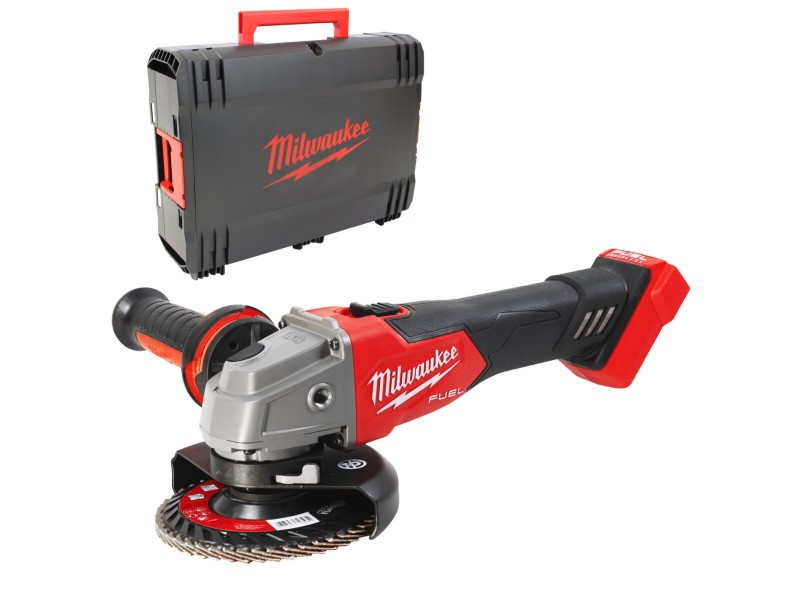 Akumulatorski kotni brusilnik Milwaukee FUEL M18 FSAG-125 X/0X v kovčku, 18V, 125mm, 2.7kg, 4933478428