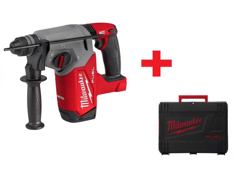 Akumulatorsko vrtalno kladivo Milwaukee M18 FH-0X v kovčku, 18V, SDS Plus, 2.5J, 3.4kg, 4933478500