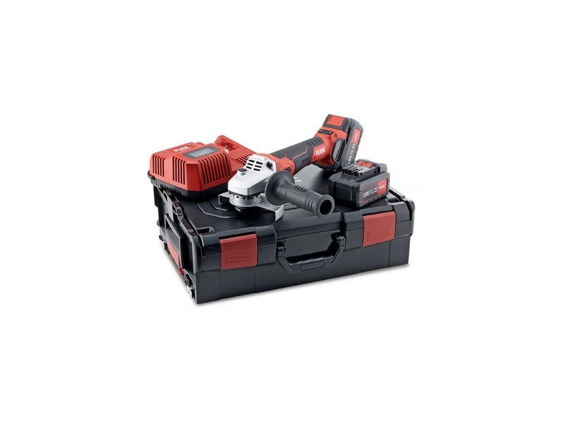 Akumulatorska kotna brusilka Flex LBE 125 18,0-EC/5,0 Set, 18V, 125mm, M14, 1.85kg, 499323