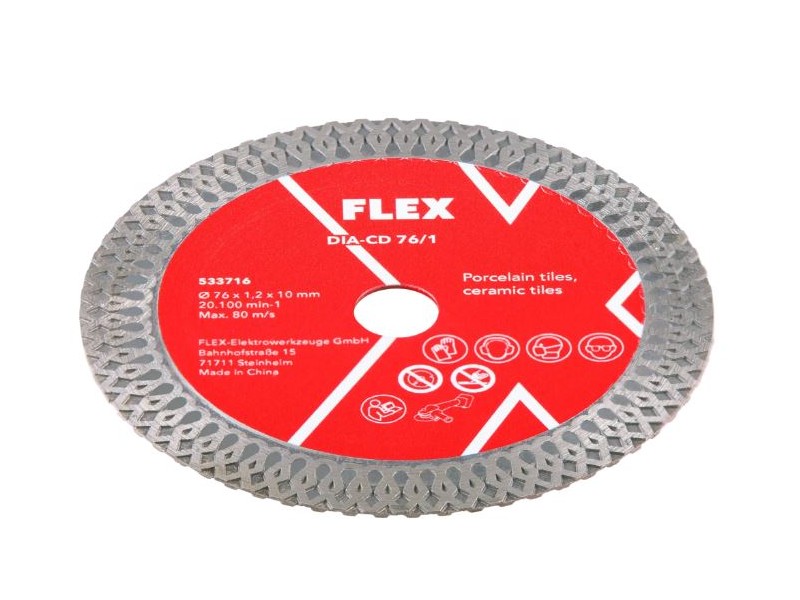 Diamantna rezalna plošča Flex DIA-CD 76/1, 533716