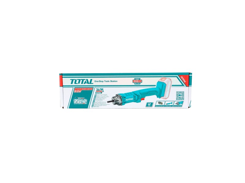Akumulatorski vibrator za beton Total 2300rpm/20V/2.0Ah-7.5Ah/P20S, TCVLI202301