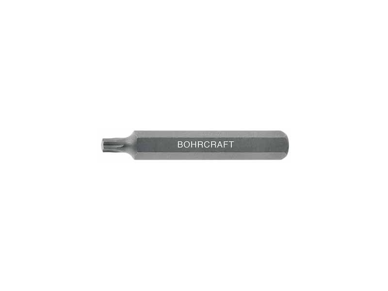 Nastavek Bohrcraft z 10 mm 6 kotnim pogonom TORX, Dimenzije: 20x75mm, 66141502075