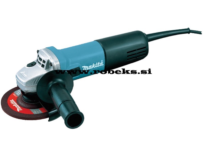 Kotni brusilnik Makita 9558HNRG, 125 mm, Moč: 840W, Vrt.:11.000min., 2.1kg