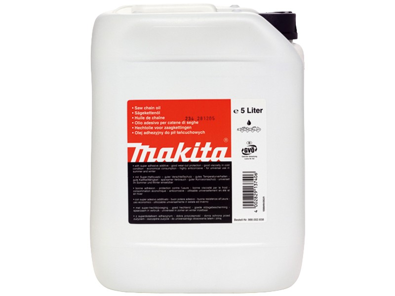 Olje za verigo motorne žage Makita, 5L, 988602658