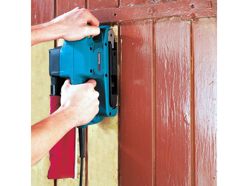 Električni tračni brusilnik Makita 9911, 650W, 76x457mm, 2.7kg