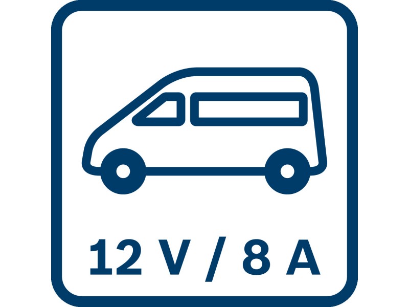 Začetni komplet za brezžično polnjenje Bosch litij-ionska akum. baterija GBA 18 V 2,0 W+avtomobilskega polnilnika GAL 1830 W-DC, 1600A00C48