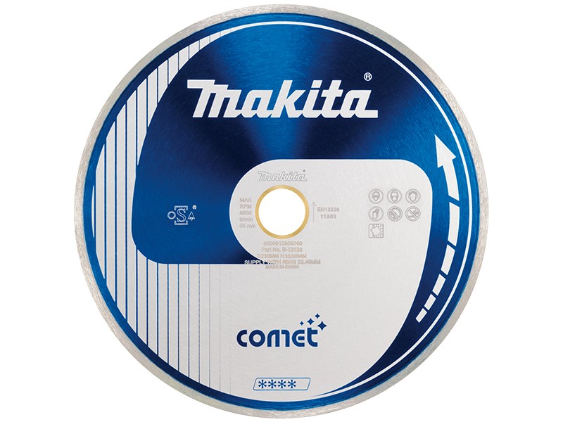 Diamantna rezalna plošča Comet Continious Rim Makita, 200 mm, B-13122