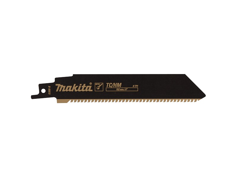 Žagin list za sabljasto žago Makita, za kovino, lito železo, nerjavno jeklo, Dimenzije: 152x1,25mm, 8TPI, B-55572