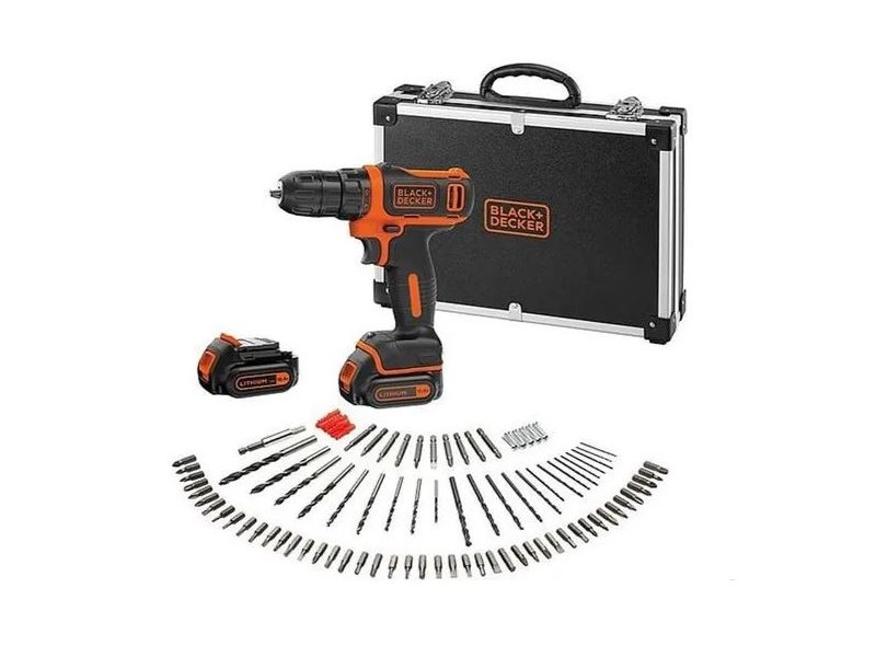 Akumulatorski vrtalnik vijačnik Black and Decker BDCDD12BAFC, 10.8V, 26Nm, 3.36kg