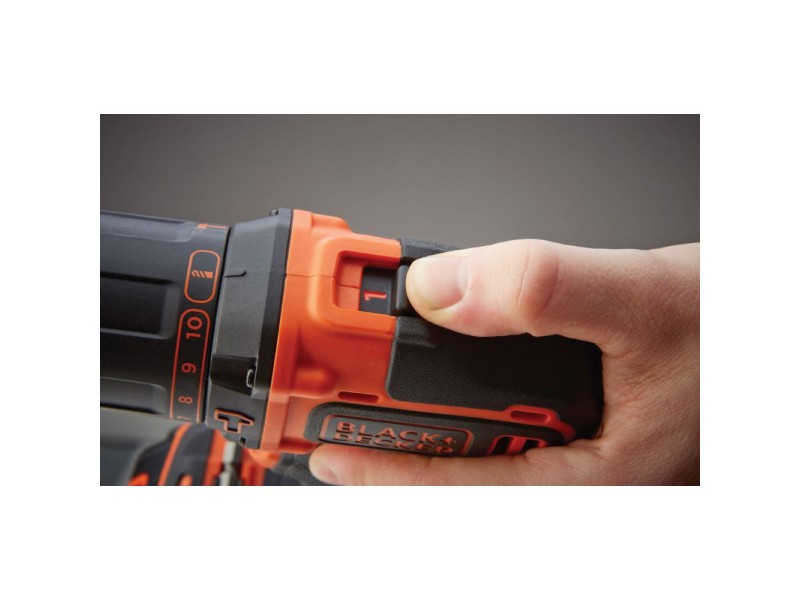 Akumulatorski udarni vrtalnik Black and Decker BDCHD18KB, 18V, 1-10mm, 2.6kg