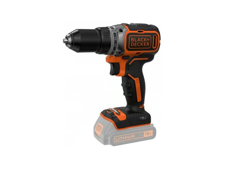 Akumulatorski vrtalnik-vijačnik Black and Decker BL186N, 18V, 52Nm, 13-35mm