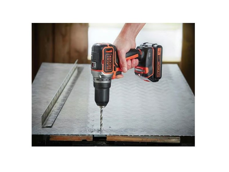 Akumulatorski vrtalnik-vijačnik Black and Decker BL186N, 18V, 52Nm, 13-35mm