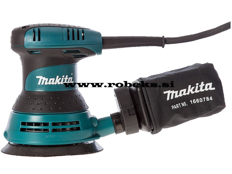 Električni ekscentrični brusilnik Makita BO5031, 300W, 123mm, 1.3kg